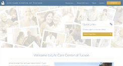 Desktop Screenshot of lifecarecenteroftucson.com